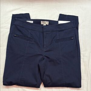 LOFT Outlet Petite Modern Skinny‎ Ankle Pants 6P Navy Blue Stretch NWT Chinos